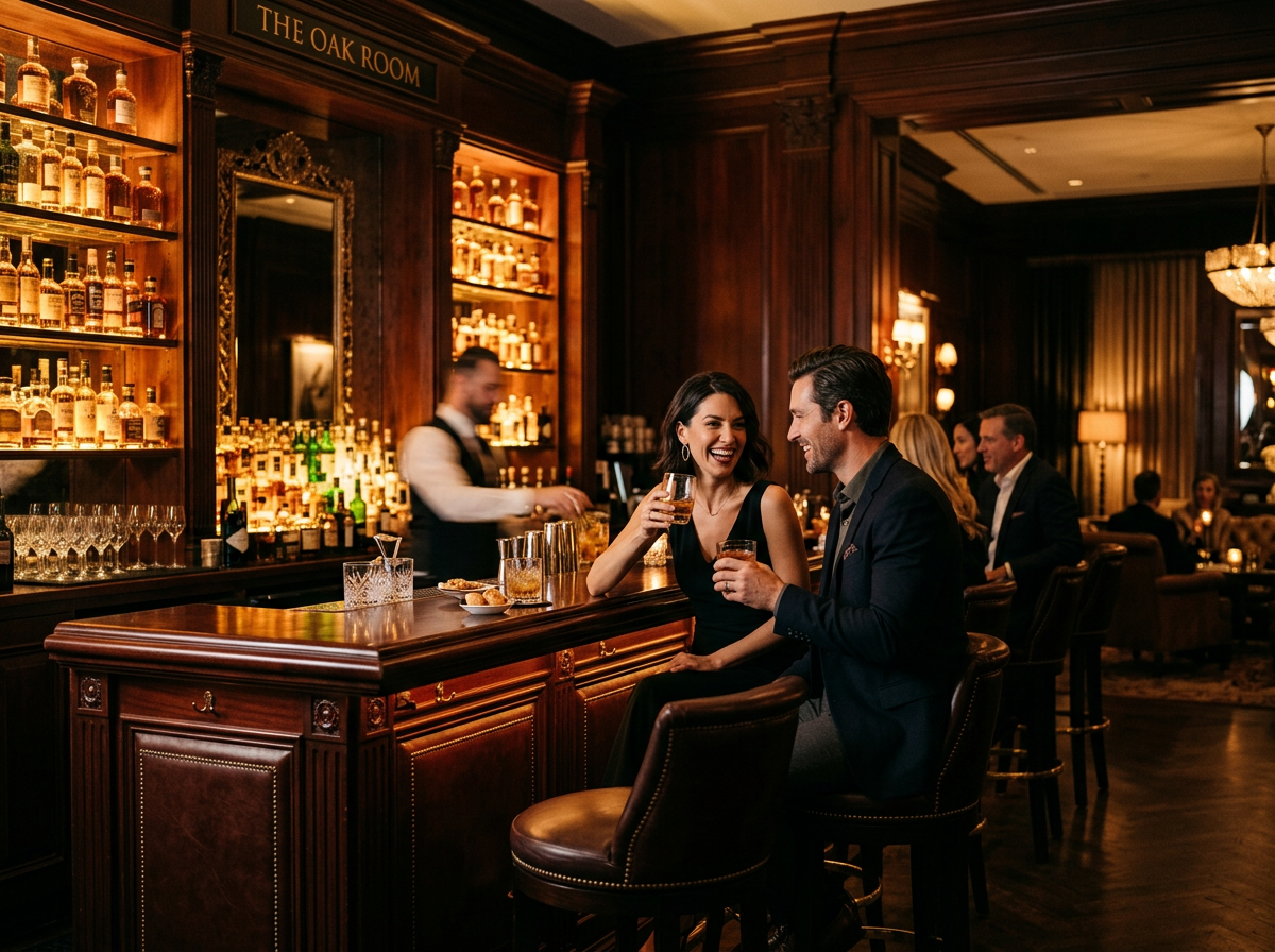 Premium cocktail bar lounge